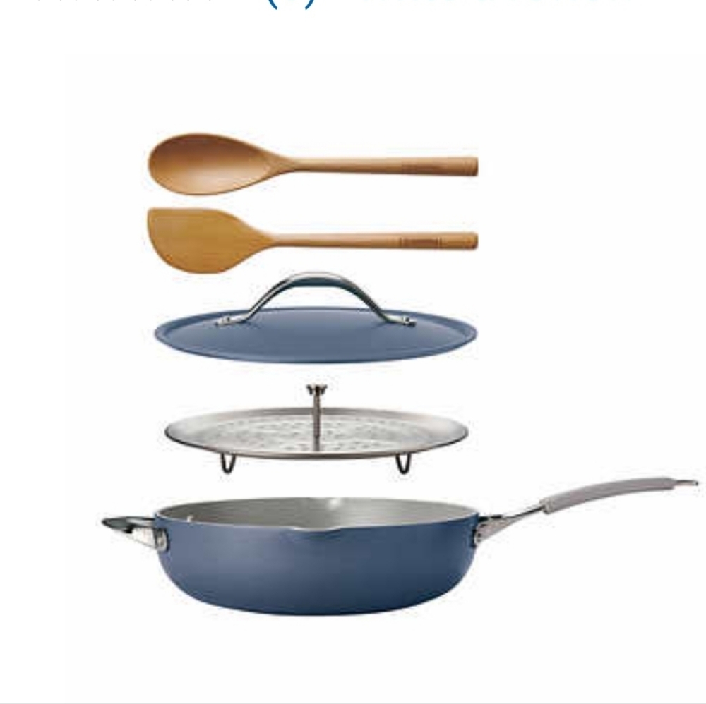 Tramontina 5 quart all in one ceramic non stick pan